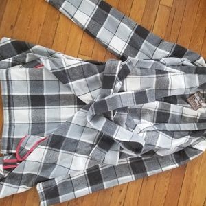 Matilda Jane gray plaid Check it Twice jacket